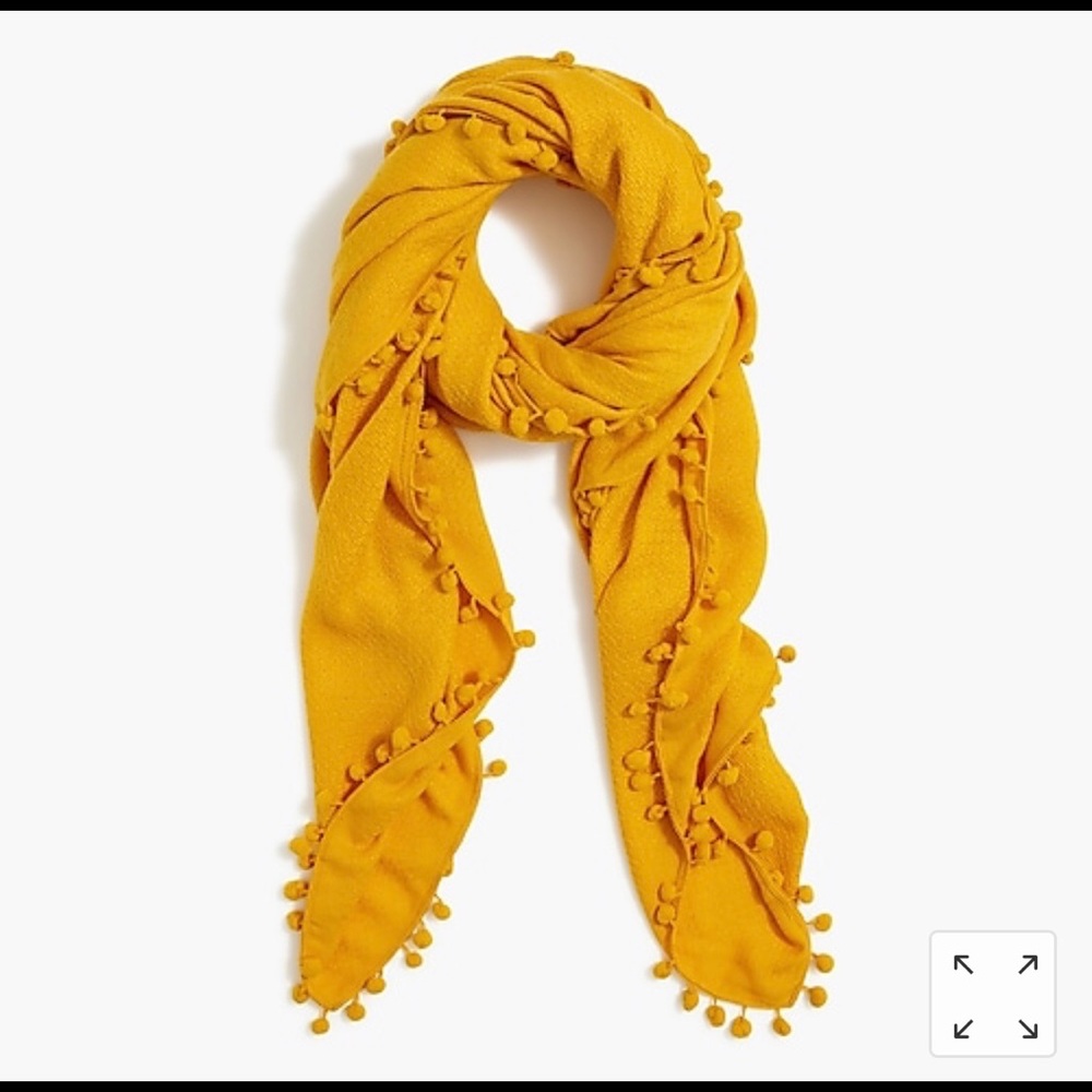 JCrew Yellow Wrap Scarf